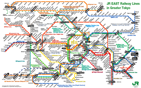 The railway map
